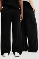 Bavlněné tepláky Pangaia černá barva, s potiskem, 10002080