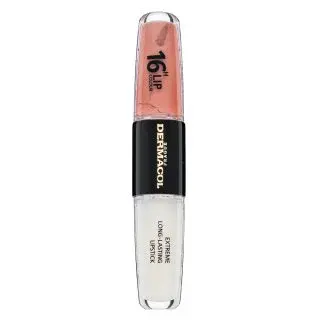 Dermacol 16H Lip Colour Extreme Long-Lasting Lipstick dlouhotrvající dvoufázová barva a lesk na rty No. 14 8 ml