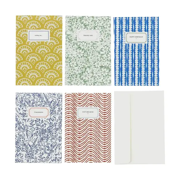 Přáníčka House Doctor HDCard 10 x 15 cm 5-pack více barev