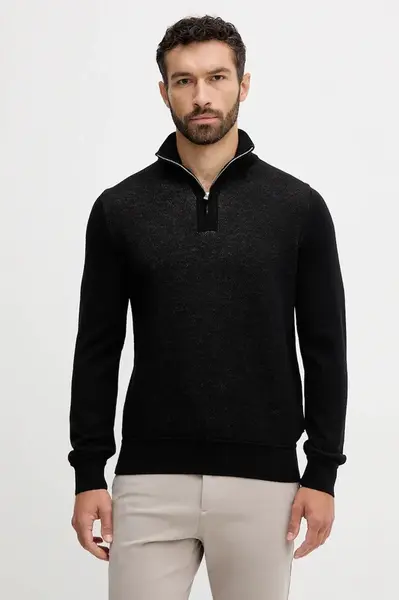 Vlněný svetr BOSS H-Illario