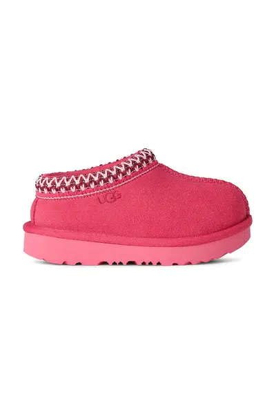 Dětské semišové papuče UGG TASMAN II růžová barva, 1019066T