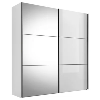 Moderano SKŘÍŇ S POSOUVACÍMI DVEŘMI, bílá, 167/222/68 cm