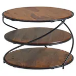 MID.YOU KONFERENČNÍ STOLEK, barvy sheesham, dřevo, 58/58/40,5 cm