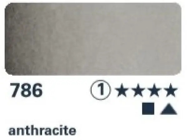 Akvarelová barva Horadam 15ml – 786 anthracite