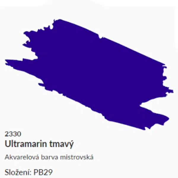 Akvarelová barva Umton 2,6ml – 2330 ultramarin tmavý