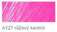 Štětečkový popisovač Faber-Castell – 127 růzový karmínový