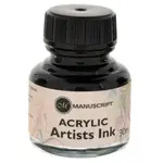 Kaligrafický inkoust Manuscript 30ml – černý