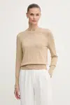 Svetr Dkny dámský, béžová barva, DJ5R0743