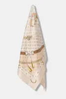 Šátek Guess KEFIAH dámský, béžová barva, AW5343 POL03