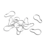 Háčky na sprchový závěs HAY 4 x 7,5 cm 12-pack šedá barva