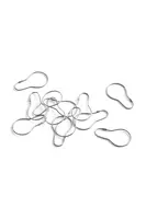 Háčky na sprchový závěs HAY 4 x 7,5 cm 12-pack