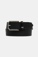 Kožený pásek Armani Exchange pánský, černá barva, XM001742 AF17991