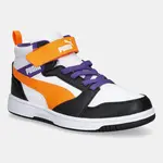 Dětské tenisky Puma Rebound V6 Mid AC+ PS červená barva