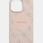 Obal na telefon Guess iPhone 16 Pro Max růžová barva, GUHMP16XP4PGRSGP