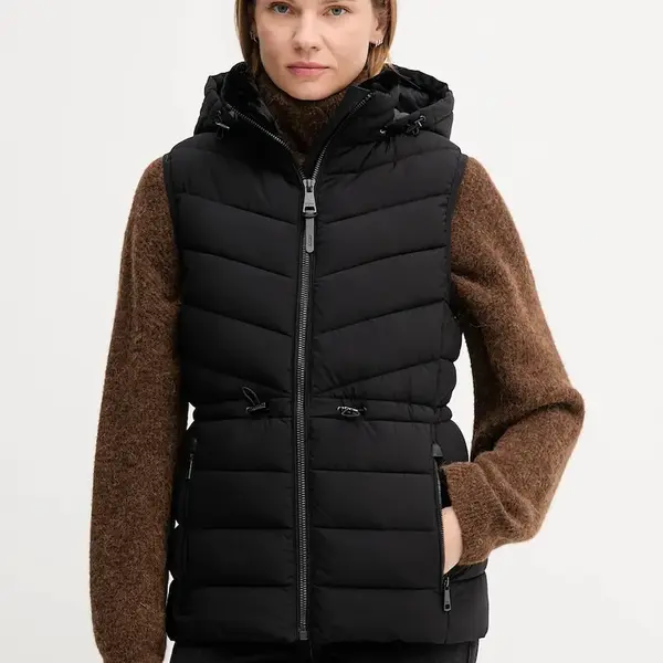 Vesta Dkny černá barva, zimní, DLEMPS56