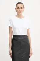 Bavlněné tričko Armani Exchange dámské, bílá barva, XW001356 AF10356