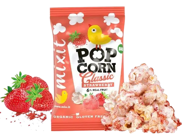 MIXIT BIO popcorn - Jahoda do kapsy 13 g