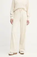 Tepláky Silvian Heach MOUJANE béžová barva, GPA25050PA