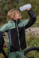 Dětská bunda Reima Vaeltava zelená barva, 5100389A