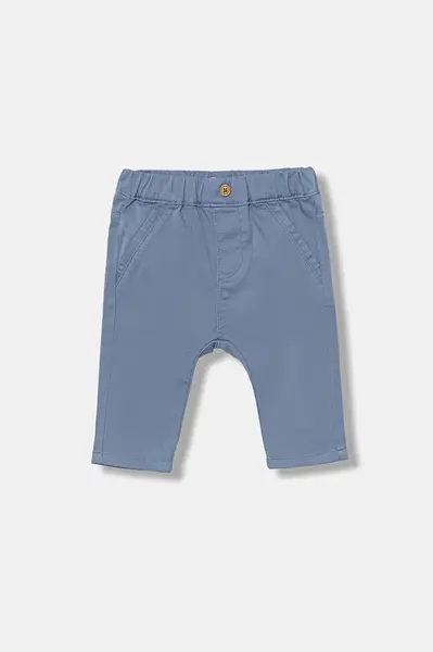 Kojenecké kalhoty United Colors of Benetton modrá barva, 4AU0AF018