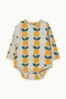 Bavlněné kojenecké body Tinycottons APPLES RIB BODY AW25-239
