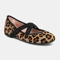 Kožené baleríny Pretty Ballerinas Nicole béžová barva, 52561_002