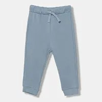 Dětské bavlněné tepláky United Colors of Benetton modrá barva, 3J70GF010