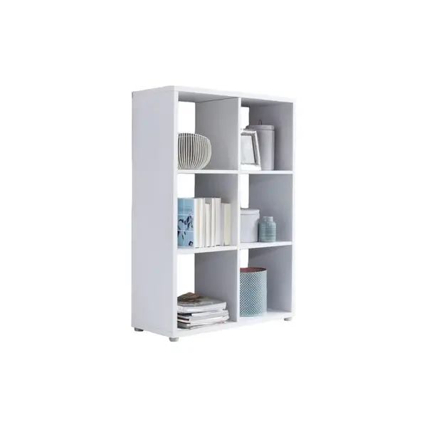 MID.YOU REGÁL, bílá, 72/108,5/33 cm