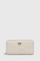 Kožená peněženka Pinko růžová barva, 100250.A0GK