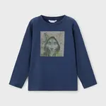 Bavlněné tričko s dlouhým rukávem Mayoral