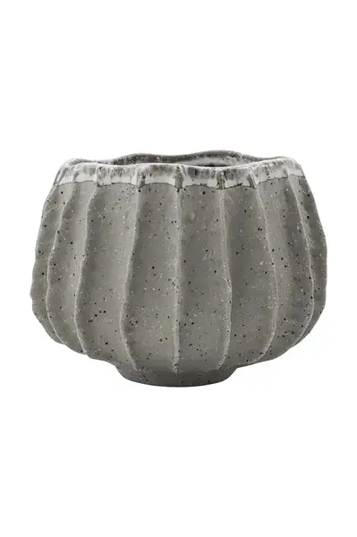 Květináč House Doctor HDShell 14 cm šedá barva