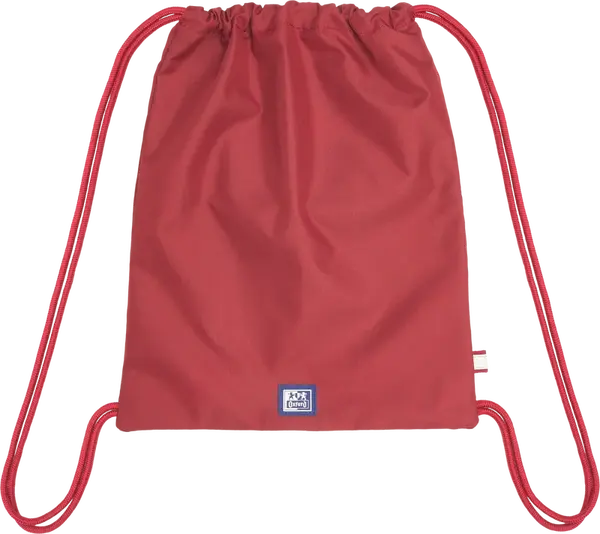 Sáček na cvičky Oxford School, červený