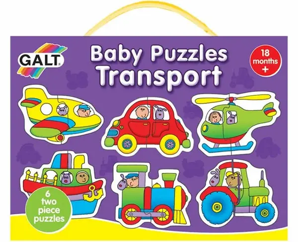 Puzzle pro nejmenší – dopravní prostředky 2.