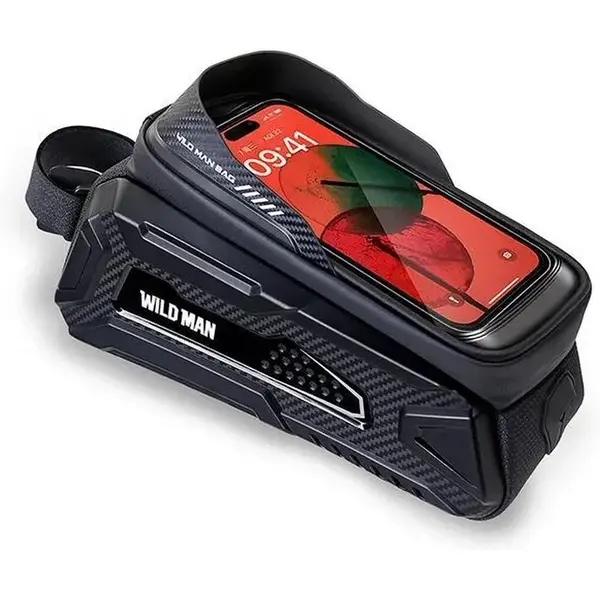 Cestovní pouzdro WILDMAN na rám kola se zipem 2l (4" - 7") M30, černá