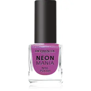 Dermacol Neon Mania lak na nehty odstín 3 Purple Pulse 5 ml