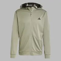 adidas Train Essentials Camo Full-Zip Hoodie 3XL