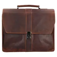 Pánská kožená aktovka Greenwood Oliver - hnědá