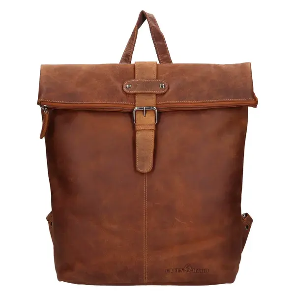 Kožený batoh Greenwood Sofia - světle hnědá