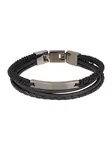 FOSSIL Náramok  čierna / strieborná