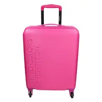 Kabinový cestovní kufr United Colors of Benetton Aura - růžová