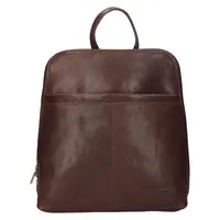 Kožený dámský batoh SendiDesign Valeria - hnedá