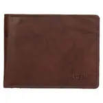 Pánska kožená peňaženka Lagen Samel - tmavo hnedá