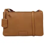 Dámska crossbody kožená kabelka Burkely Hanje - koňak