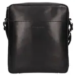 Pánska kožená taška cez rameno Bugatti Ottis - čierna
