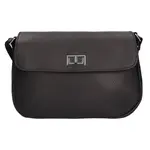 Dámska kožená crossbody kabelka Italia Arabela - čierna