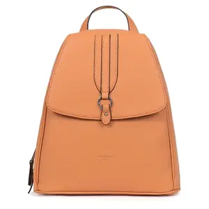 Elegantný dámsky batoh Hexagon Honorine - lososová