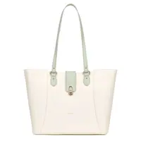 Dámska elegantná kabelka Hexagona Coralie - bielo-zelená