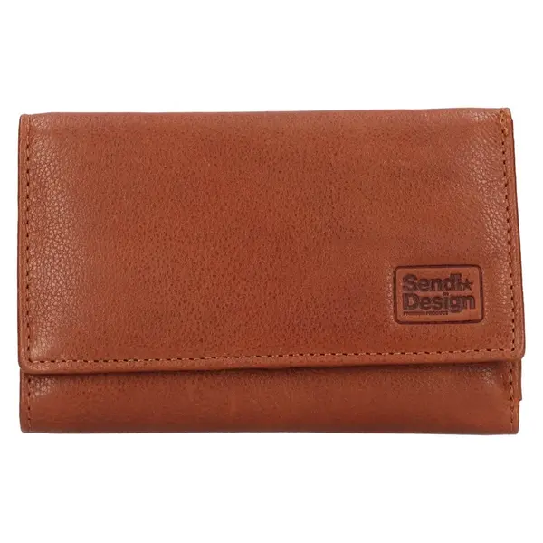 Dámska kožená peňaženka SendiDesign Janne - koňak