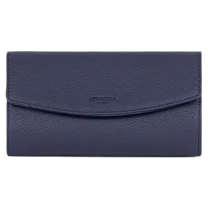 Dámska listová kabelka Hexagona Barbara - tmavo modrá