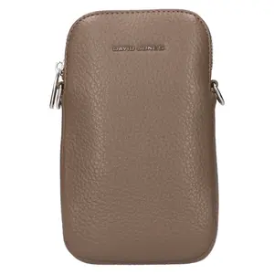 Dámska kabelka na mobil a doklady David Jones Kaila - hnedá